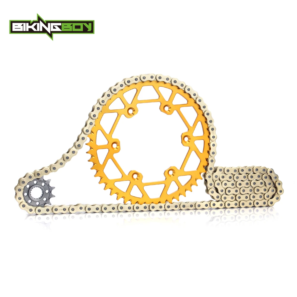 Звездочки BIKINGBOY передняя 13T Задняя 48T 52T 520 120L X RMZ цепь для Suzuki 450 05 06 07 08 09 10 11 12 13 14 15 16