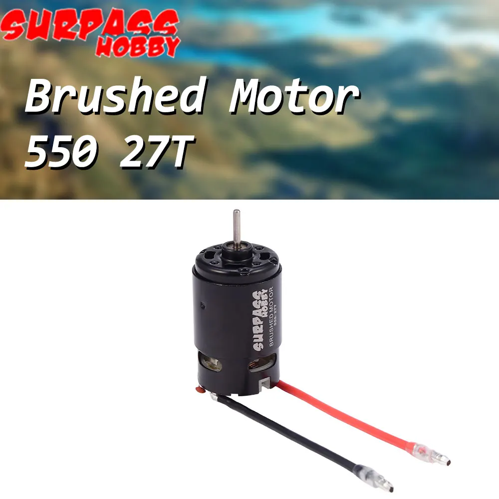 Двигатель с щеточным напылением SURPASS HOBBY 550 12T 21T 27T 35T для 1/10 TRAXXAS HSP HPI Wltoys D90 D110 SCX10