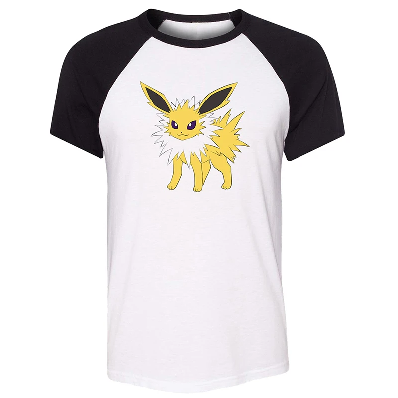 Мужская футболка с рисунком из мультфильма umbreon Sylveon leafeon pokemon jolteon хлопковая