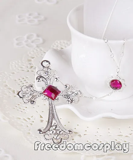 Ожерелье и головной убор для косплея комори дьялика влюбленных Yui|yui komori cosplay|yui
