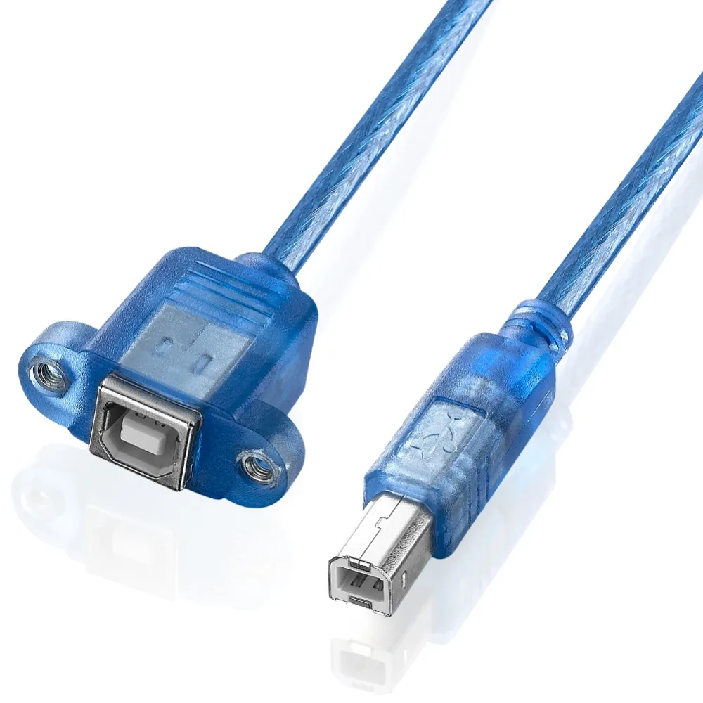 Удлинительный кабель Bochara USB 2 0 типа B штекер-Тип гнездо для принтера с реальным