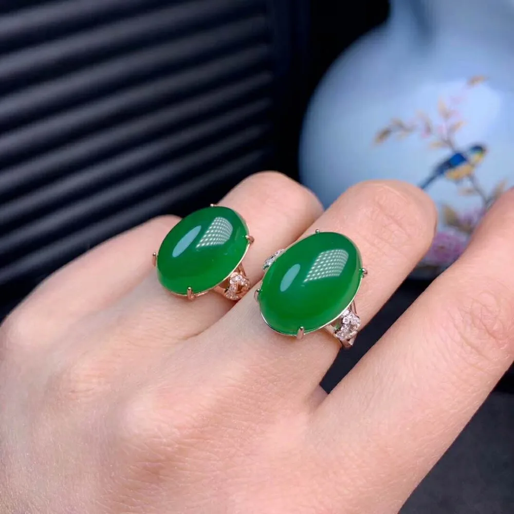 Женский ювелирный комплект из кольца и серёг серебра 925 пробы | Ювелирные наборы