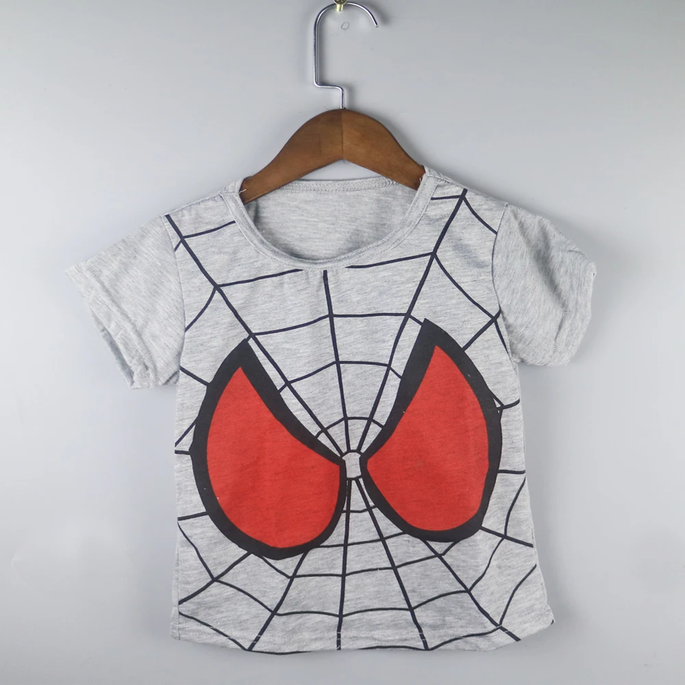 Сладкий розовый паук pattern рубашки мода дети летом футболку | Мать и ребенок