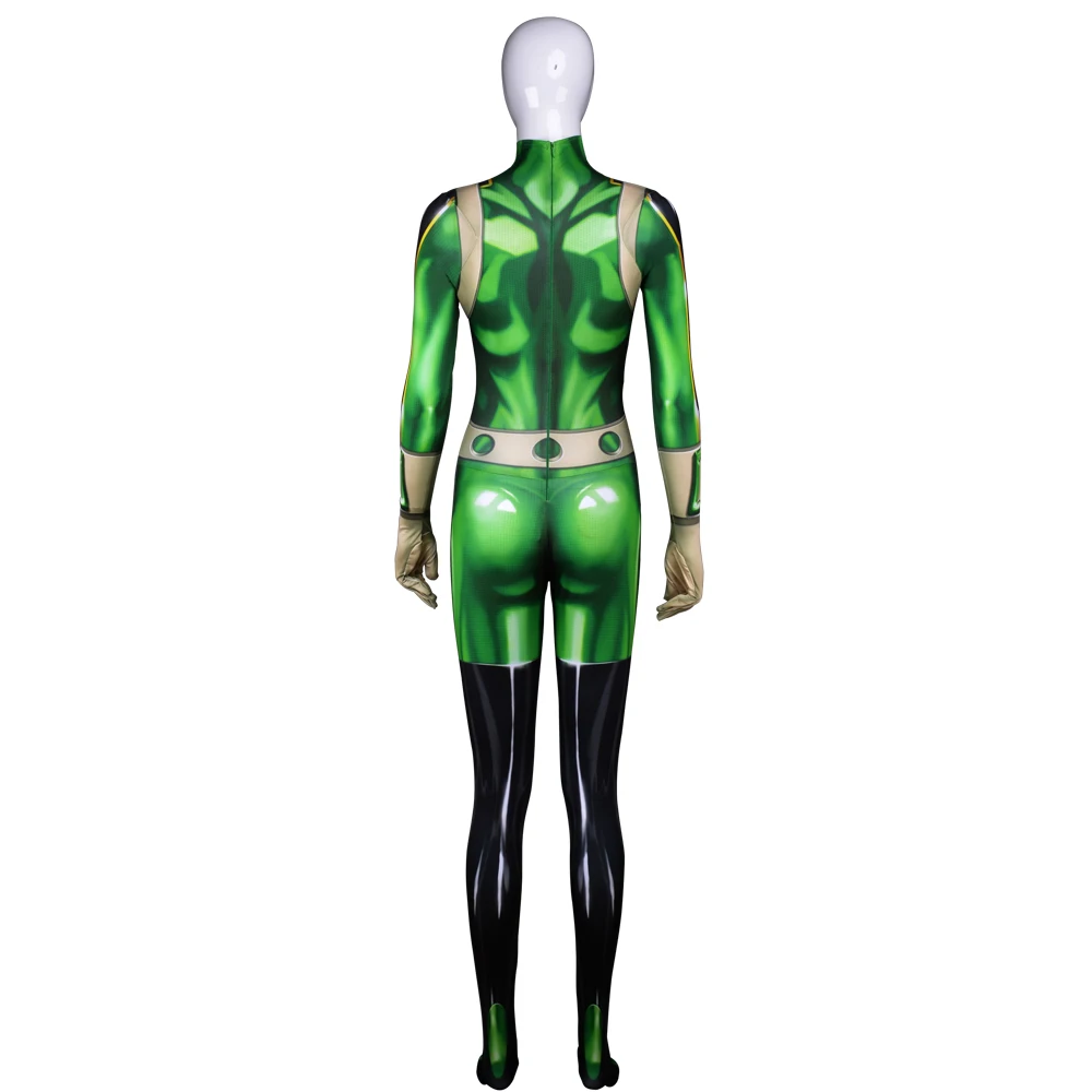 

3D Printed Boku no Hero Academia Froppy Cosplay Costumes Pro Hero Tsuyu Asui Hero Academia Zentai Bodysuit