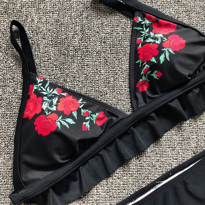 Винтажные купальники Танкини с пуш-ап большие размеры мини микро бикини