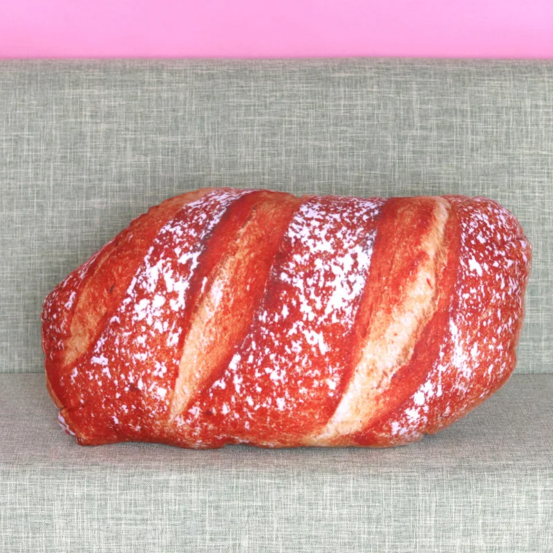 Имитация 3D подушка хлеб плюшевая забавные подушки для еды дивана детские игрушки