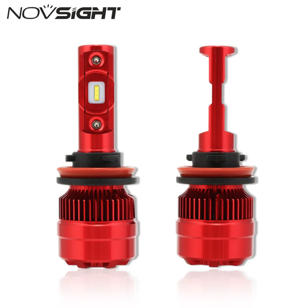 NOVSIGHT H11 H8 H9 H16 (JP) Автомобильные светодиодные фары белый 60 Вт 8000LM Play and Plug
