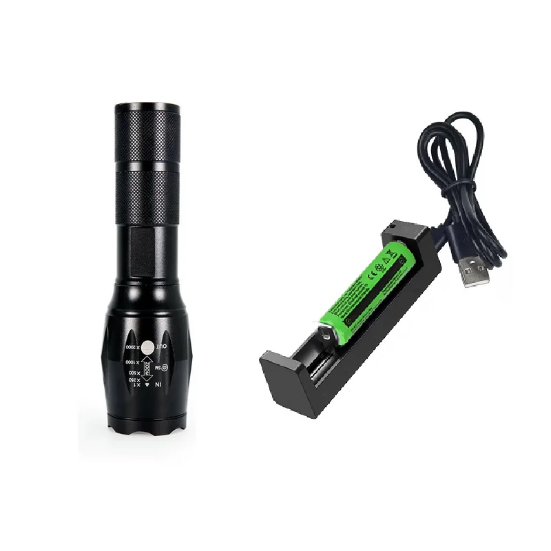 3 color light VastFire, красный, зеленый, белый светильник, 3 в 1, светильник-вспышка для охоты на открытом воздухе, тактический фонарь с масштабированием+ аккумулятор 14500+ зарядное устройство USB - Испускаемый цвет: 3 color light