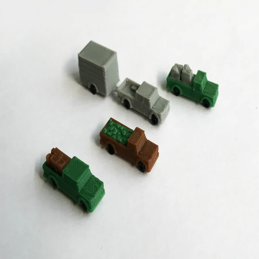 Поезд железнодорожная Модель сцена N соотношение 1:160 Сельский Американский пикап