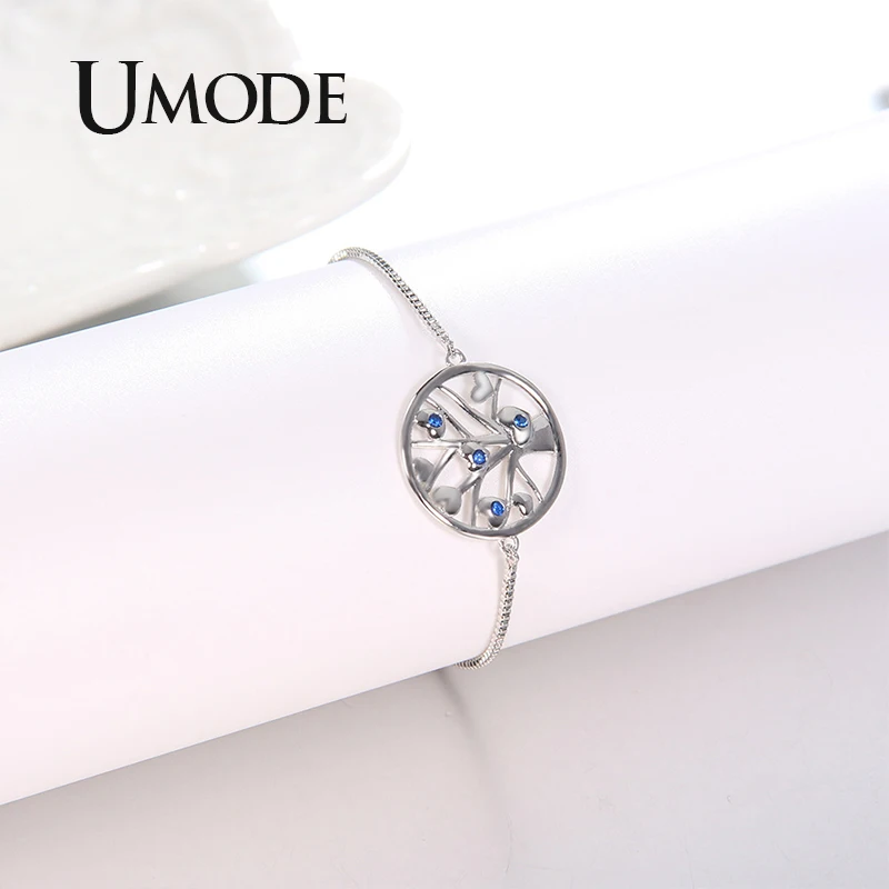 UMODE Life Tree Bracelets Lace Up Adjustable Bracelet For Women Bangles Femme Jewellery Accessories Free Shipping UB0167 |