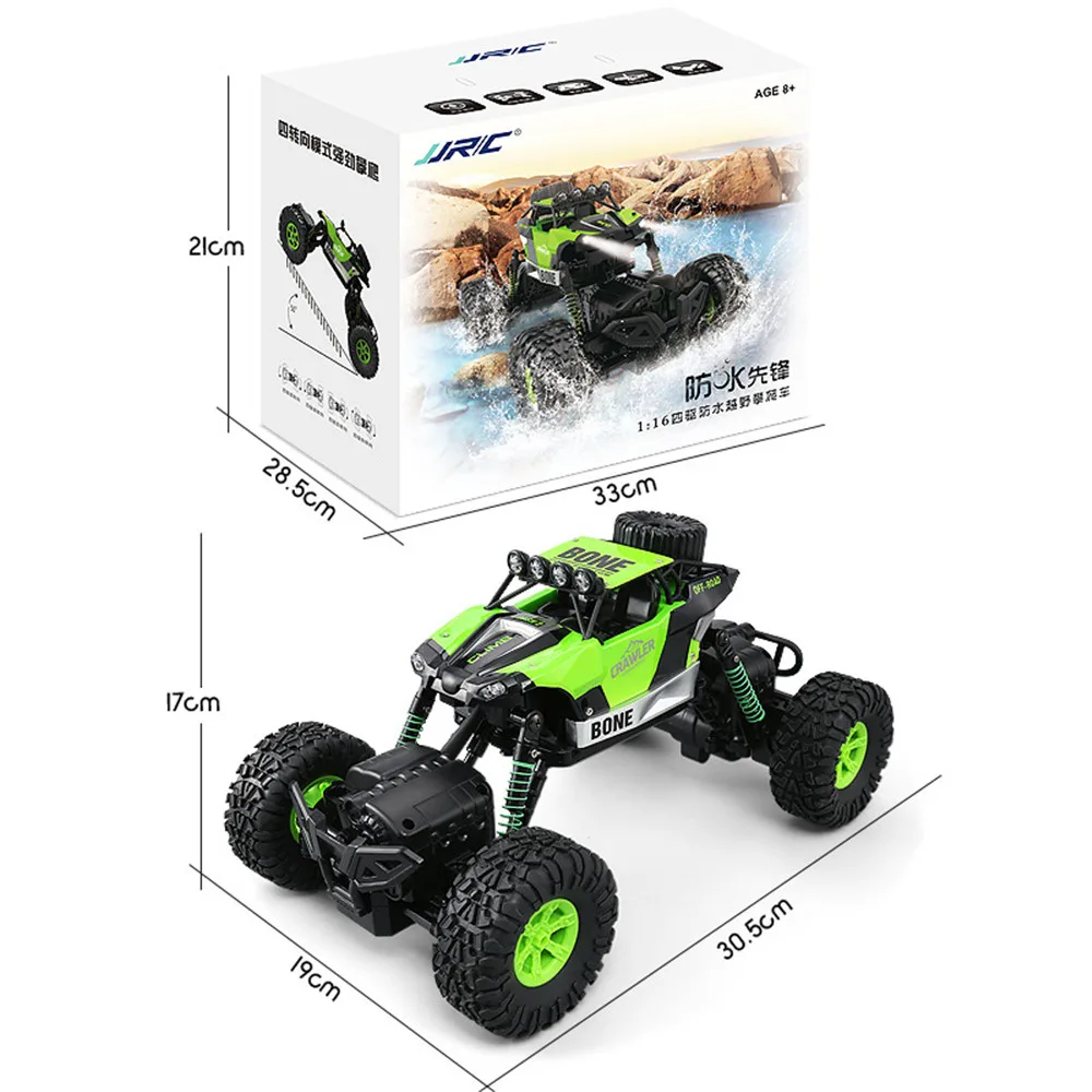 JJRC 1/16 2 4G 4WD гоночный Радиоуправляемый автомобиль водонепроницаемый со