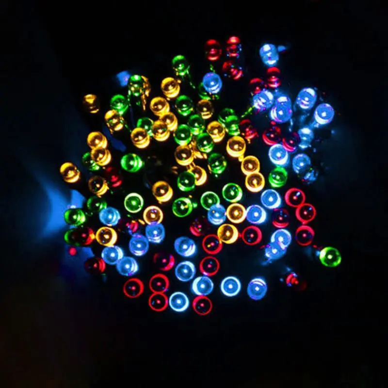 200 LED 22 М Солнечные Лампы Фея Строка Огни Солнечной Энергии наружное Освещение 2