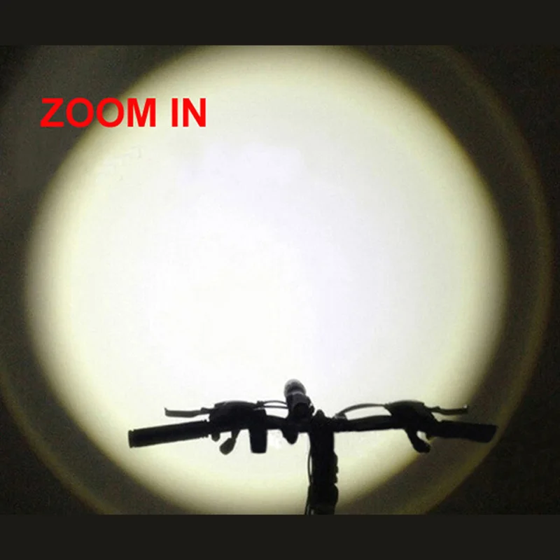 2000lm велосипедный светильник mini 5 zoom светодиодный передний светильник для велоспорта с держателем