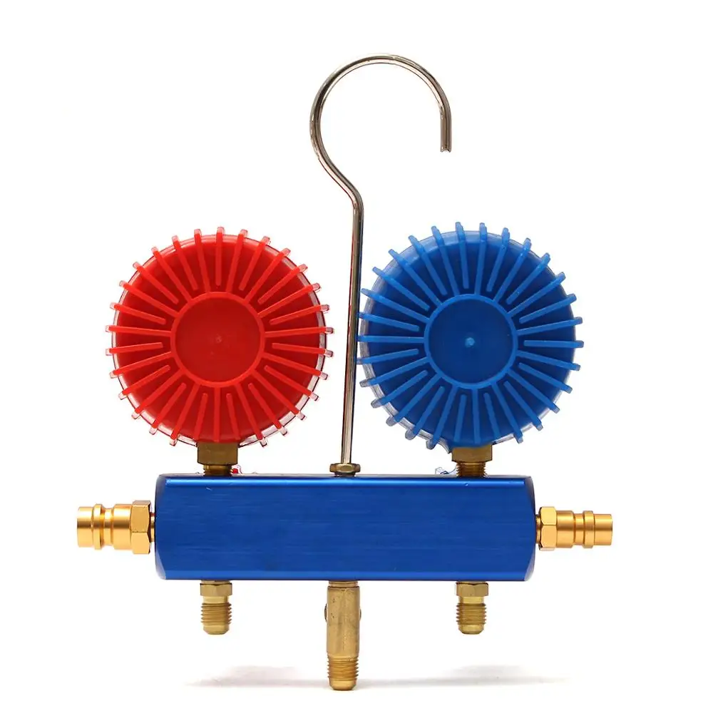 

Auto Manifold Gauge Set A/C R134A Refrigerant Charging Hose with 2 Quick Coupler for R134A Air-conditioning Refrigeration