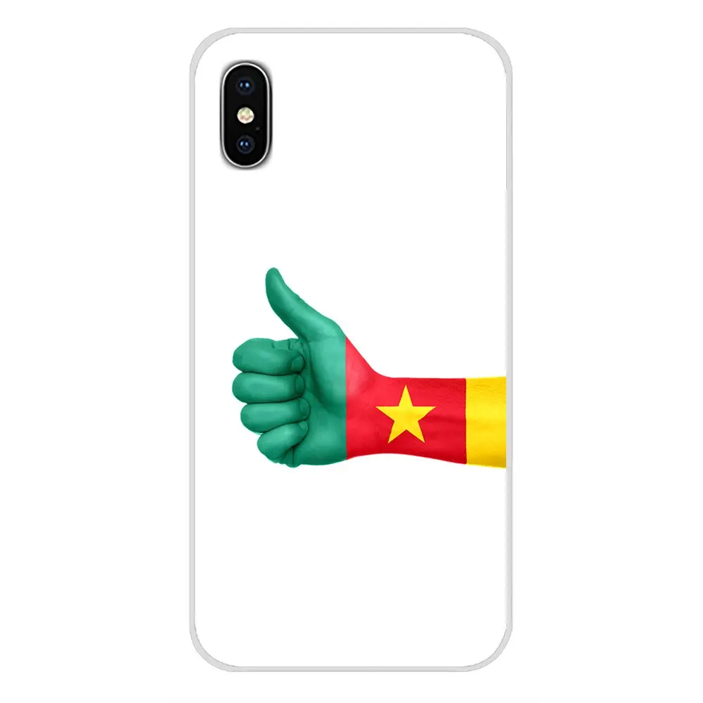Прозрачный чехол из ТПУ для Apple iPhone X XR XS MAX 4 4S 5 5S 5C SE 6 6S 7 8 Plus ipod touch флаг