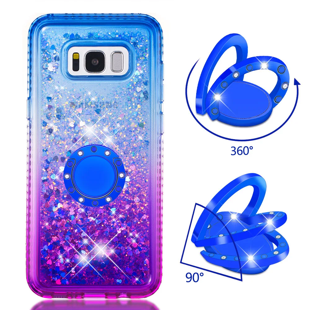 Зыбучие пески bling чехол для телефона samsung Galaxy S8 plus TPU задняя крышка G955F G955FD 6 2&quot |
