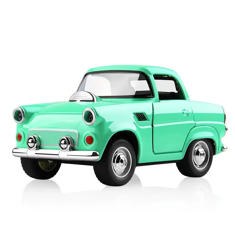 Green Сплав Мини Q Версия Модель автомобиля 1:36 моделирование автомобиля игрушка классический ребенок автомобиль игрушка модель - Цвет: Green