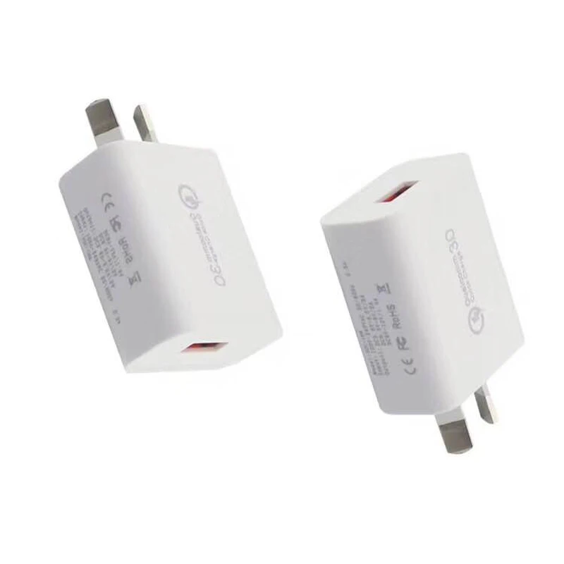 AU Plug/US Plug зарядное устройство для мобильного телефона Быстрая зарядка 3,0 адаптер используется для iPhone iPad samsung HuaWei Honor мобильный телефон планшетный ПК