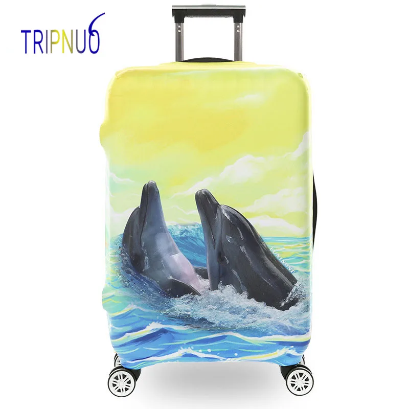 TRIPNUO Horse Толстый эластичный багажный Защитный чехол на молнии для 18-32 дюймов Чехол для багажника дорожный костюм чехол чехлы Сумки