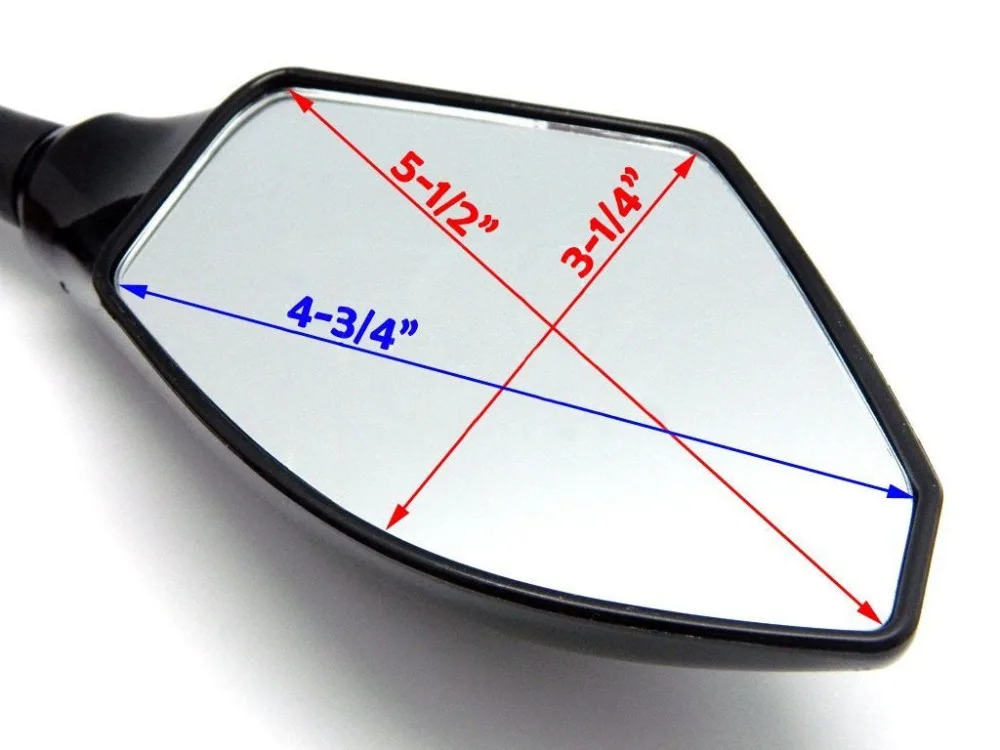 Светодиодные гоночные поворотники заднего вида встроенные зеркала для Honda CBR Suzuki