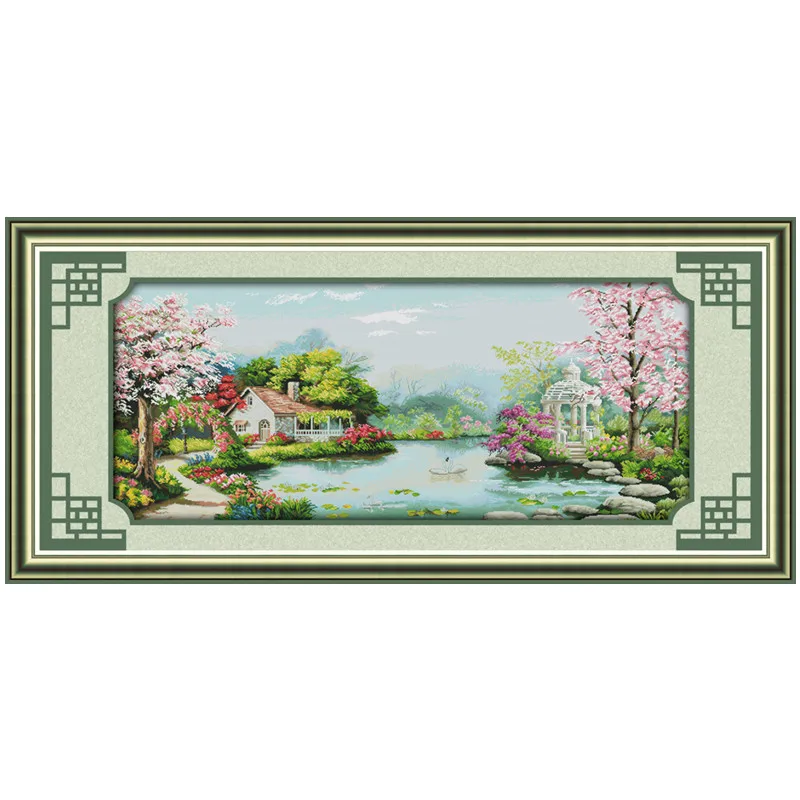 Набор для вышивки крестиком plantation of love (полностью) китайские картины DMC 11CT