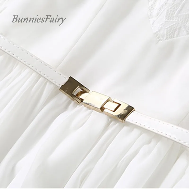 BunniesFairy 2018 весеннее дизайнерское платье с длинным рукавом и цветочным узором