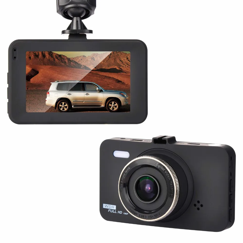 AZGIANT Dash Cam HD 3 дюйма 1080 P Автомобильный видеорегистратор Портативный видеорегистратор с сенсором циклическая запись вождения рекордер g-сенсор 170 градусов