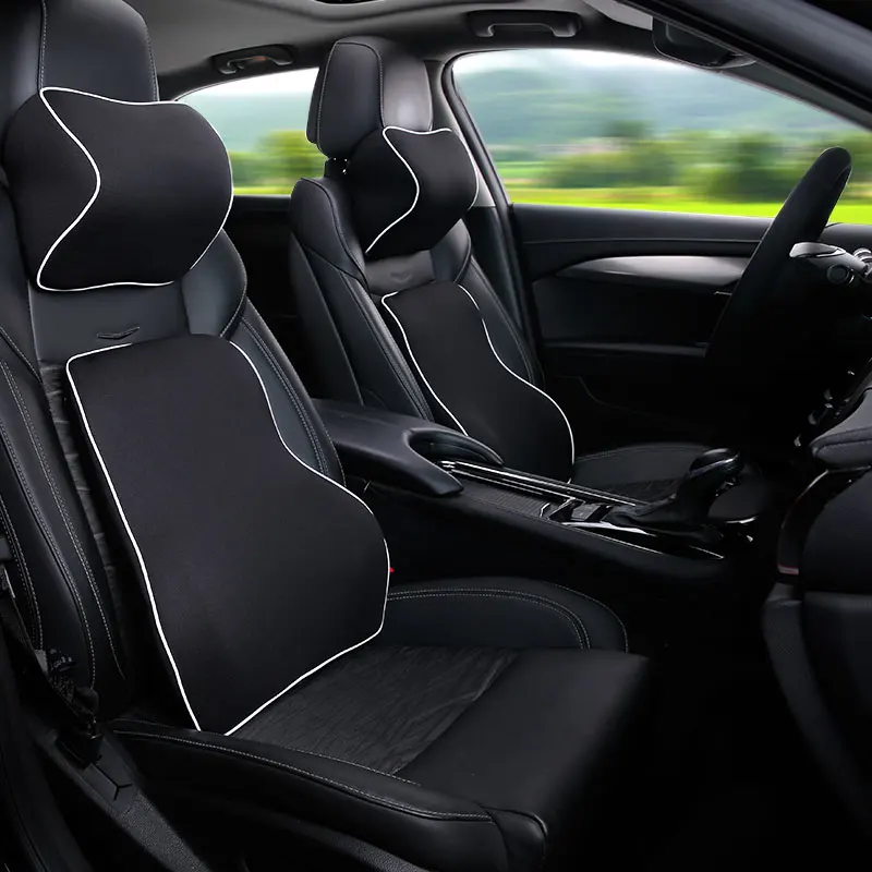 Автомобильная подушка для шеи подголовник сна пены памяти удобные автомобильные