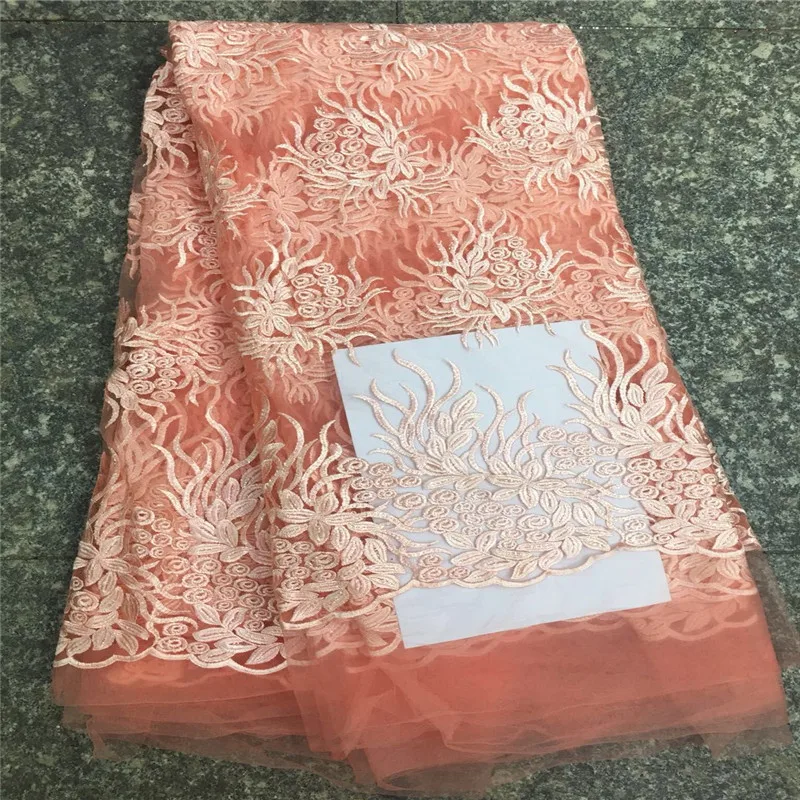 Женское фатиновое платье Aso Ebi кружевное из фатина с вышивкой во французском