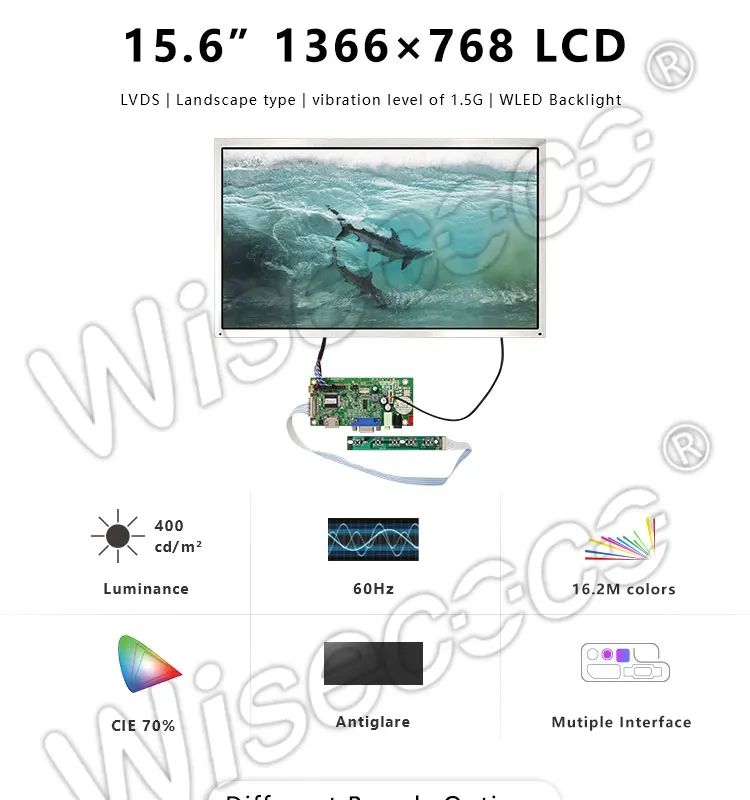 G156XW01 V1 15," 1366x768 ЖК-дисплей экран для планшетов с HDMI LVDS плата контроллера