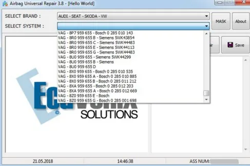Новый полный пакет EcuVonix (DTC Remover 1.8.8.5 + IMMO Универсальное декодирование 4 5 EDC17 Checksum Calc