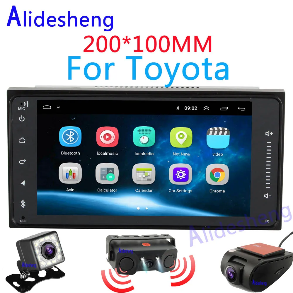 Android 8 1 gps навигация автомобильный dvd для Toyota Terios Старый Corolla Camry Prado стерео Радио