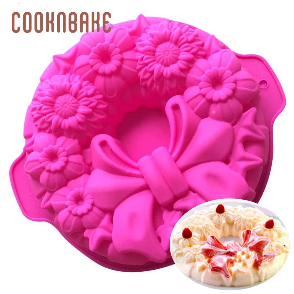 COOKNBAKE силиконовая форма для торта большая хлеба Кондитерская сковорода выпечки