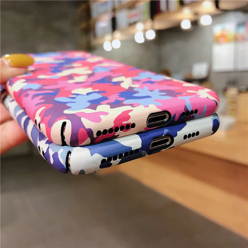 Camouflage Shockproof Mobile Shell Phone Case For iPhone 8 7 6 6s plus X XS MAX XR Cases Luxury Cover Coque |