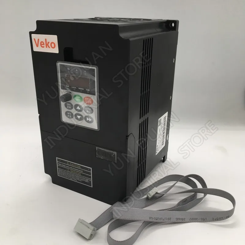 

5.5KW VFD 380V 13A 3Phase 3PH input Vector inverter 3phase output PID Universal Frequency Converter CE For CNC Router Air Blower