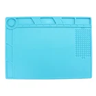 Изоляционная подкладка, термостойкий силиконовый коврик для пайки, рабочая подставка, платформа для паяльной станции BGA, ремонтная станция, горячий воздух, Фен