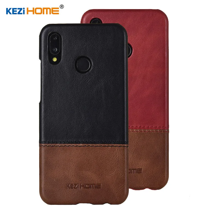 Чехол для Huawei Nova 3e KEZiHOME роскошный популярный цвет натуральная кожа твердая