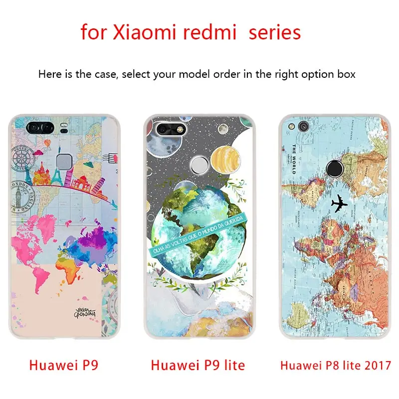 Чехол для телефона из ТПУ с картой мира дорожные планы мягкие чехлы Huawei P40 P30 P20 Pro