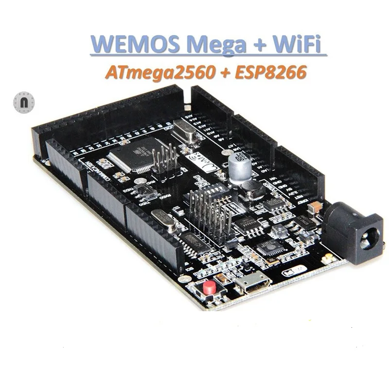 Mega + WiFi R3 ATmega2560 ESP8266 32 Мб USB-TTL памяти CH340G Модуль Автоматизации для Arduino NodeMCU |