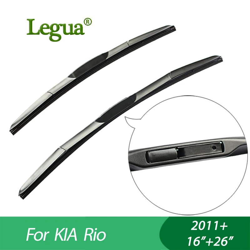1 компл. стеклоочистителей Для KIA Rio (2011 +) 16 &quot+ 26&quot автомобиль стеклоочиститель 3