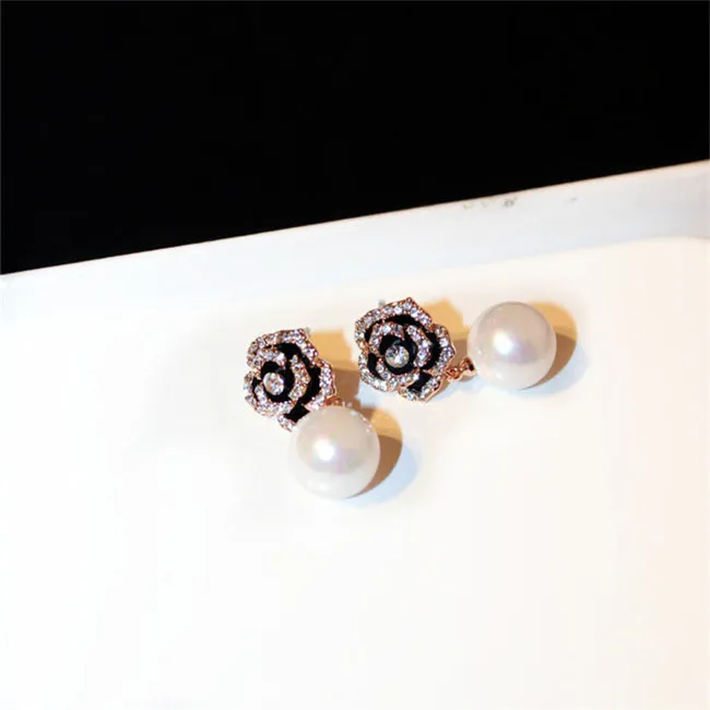 CX-Shirling цветы Жемчуг Роскошные известный бренд Boucles d'oreille ювелирные изделия серьги для женщин анти-аллергические необычные серьги