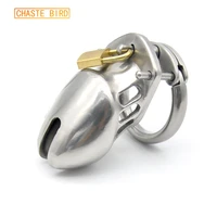 chaste bird 316l medical grade stainless steel metal male belt chastity device small cock cage penis ring sex toy bdsm a249