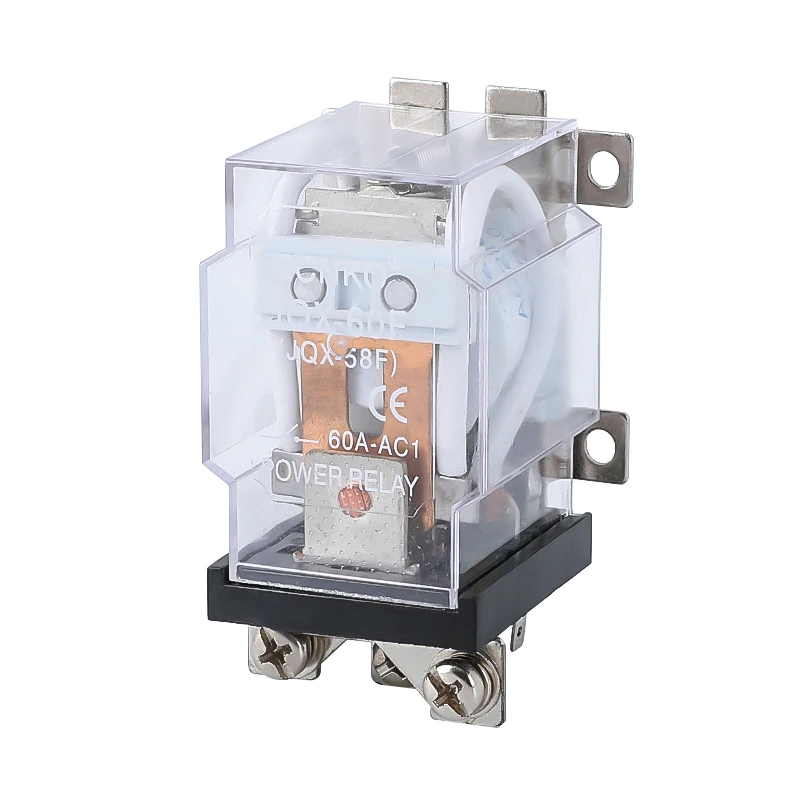 JQX 60F 1Z 1H 1D 40F 58F 63F электромагнитные реле 60A AC 220V 110V DC 24V 12V медная катушка высокой