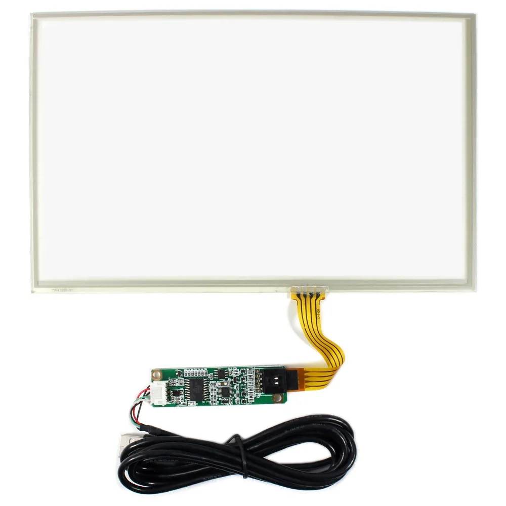 

10.2inch 4 Wire Touch Panel With USB Controller Card for 10.2" AT102TN03 800X480 LCD Screen