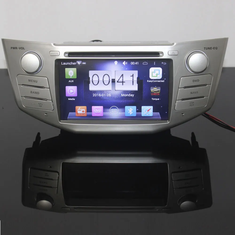 Автомобильный DVD двойной Corefor lexus rx350 rx400 h чистый андроид 6 0 1024*600 емкостный Экран 3G