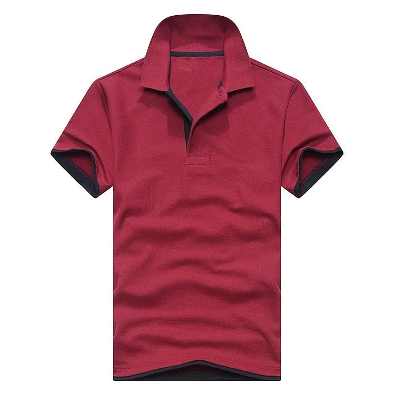 

Размера плюс Новинка, мужская рубашка-поло, Высококачественная Мужская хлопковая рубашка с коротким рукавом, брендовые летние мужские руба...