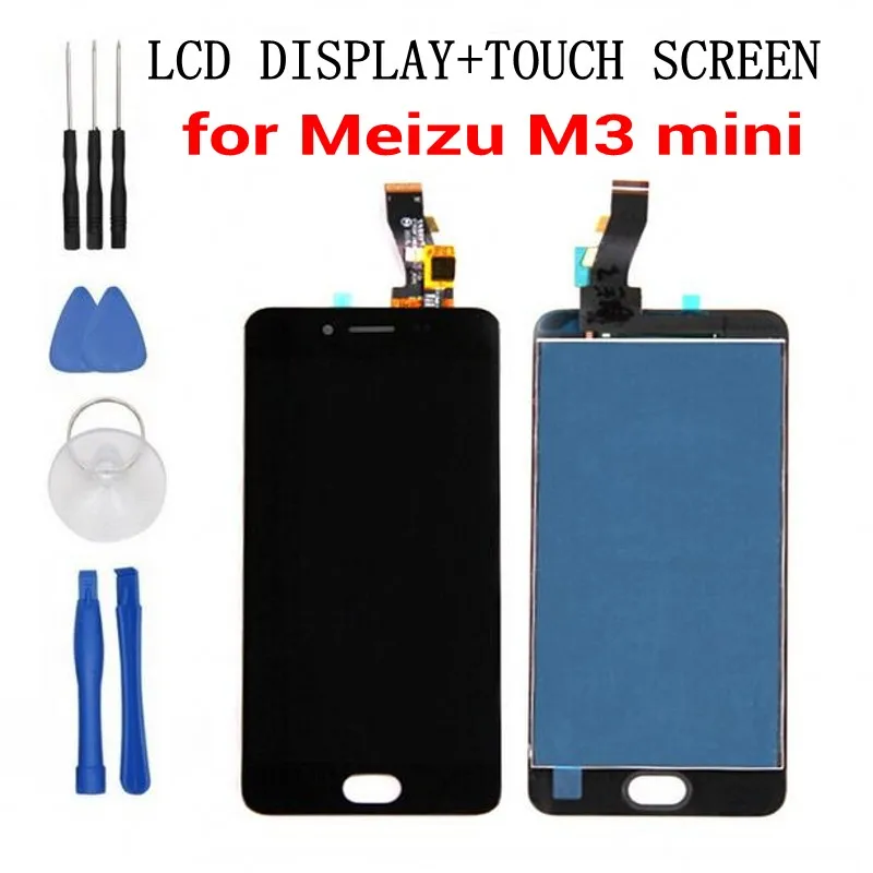 Meizu 100% новый M3 mini ЖК дисплей + сенсорный экран 5 0 дюймов HD дигитайзер сборка Замена