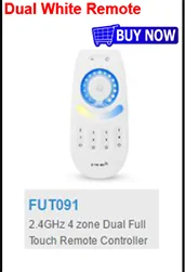 FUT068 AC85-265V Milight 2,4 г 6 Вт RGB+ CCT Вай-Фай совместимый смарт светодиодный светильник 2,4G Беспроводной 4-Зона дистанционного управления Android/iOs APP Управление