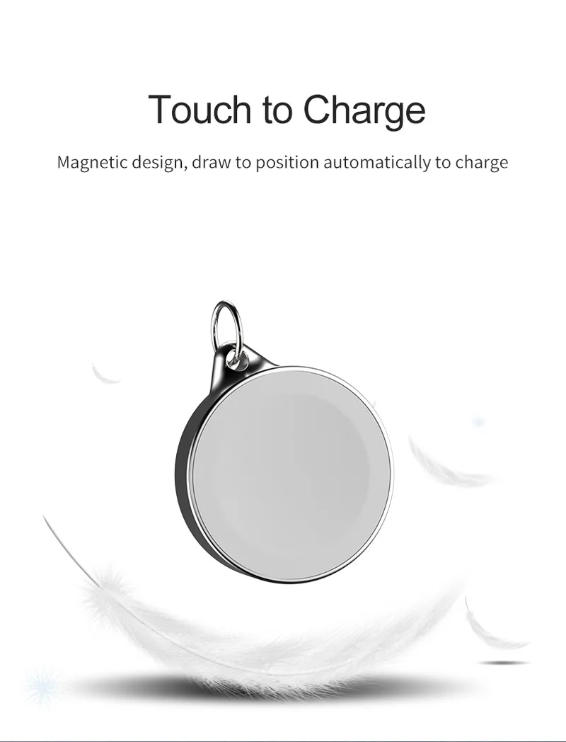 Портативное беспроводное зарядное устройство для Apple Watch серии 4/3/2/1 магнитное