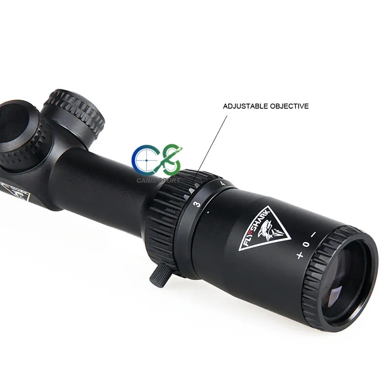Fly Shark Rifle Scope 3x-9x50 прицел для охотничьей Винтовки 1 дюймов Размер трубки Черный для наружного охотничьего gs1-0334